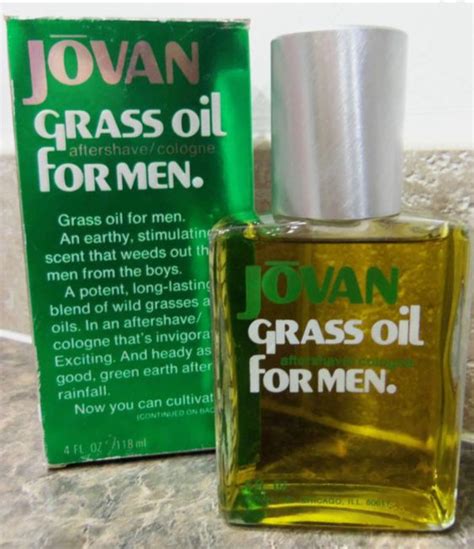 jovan grass oil for men.